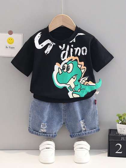 Googo Gaaga Boys Printed Clothing Set