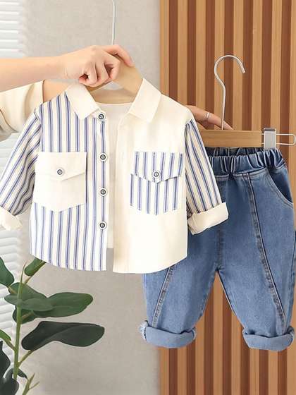 Googo Gaaga Boys Shirt With Trousers