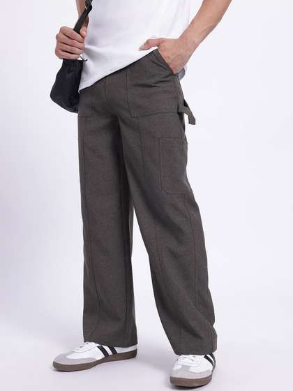 glitchez Men Loose Fit Cargos