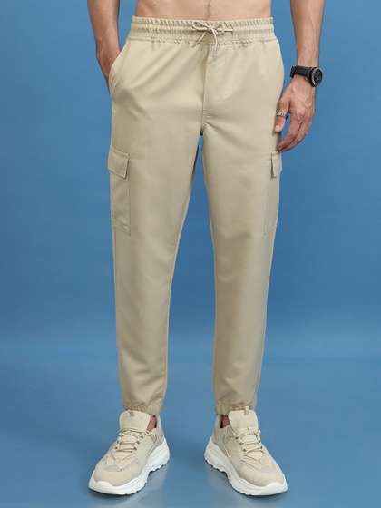 HIGHLANDER Men Mid-Rise Casual Joggers