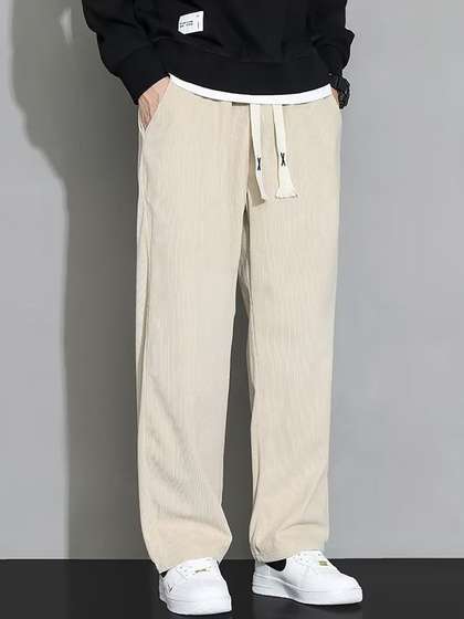 StyleCast x Revolte Men Straight Fit Trouser