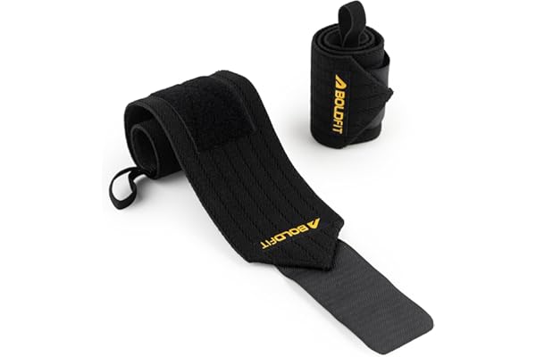 Boldfit Wrist Band for Gym Workout Wrist Support for Gym Straps for Men Hand Band Strap for Man Accessories for Men Workout Wrists Supporter wrap for Man Workouts Accessories for Women Hand Wraps