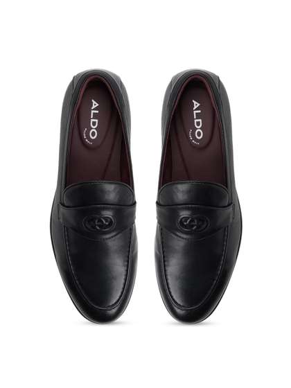 ALDO JARODA Men Leather Slip-On Round Toe Formal Loafers