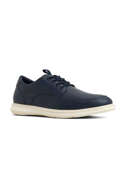 ALDO KONNORA Men Textured Contrast Sole Sneakers