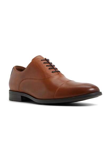 ALDO REECEA Men Leather Lace-Ups Pointed Toe Formal Derbys
