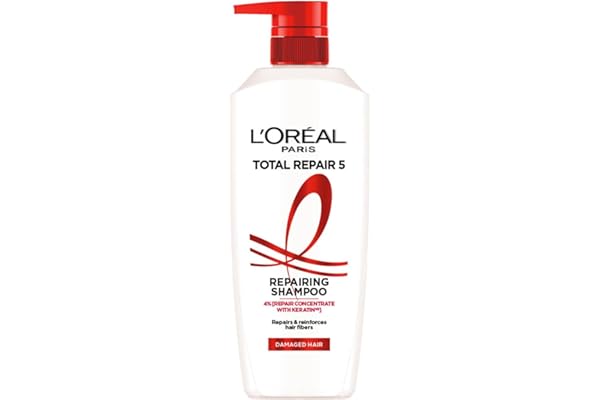 L'Oreal Paris Total Repair 5 Shampoo, For Repairing 5 Signs Of Damaged Hair, With Keratin Xs | 800Ml